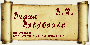 Mrgud Moljković vizit kartica